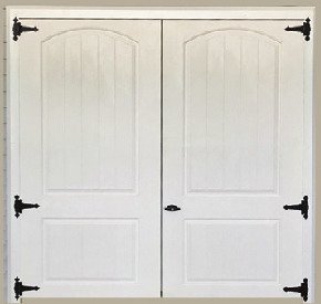 double fiberglass doors