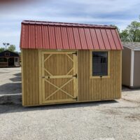 8x12 Lofted Garden Shed (wood) #6164 Rent to Own $131